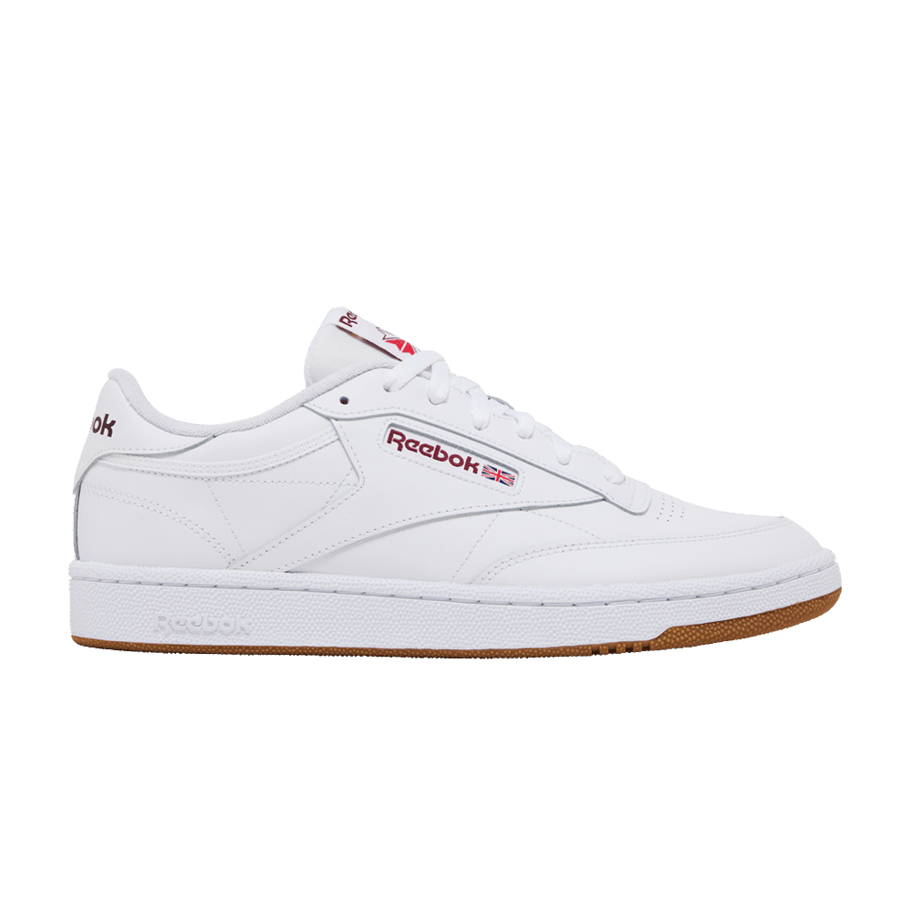 Кроссовки Reebok Club C 85 'White Burgundy Gum'
