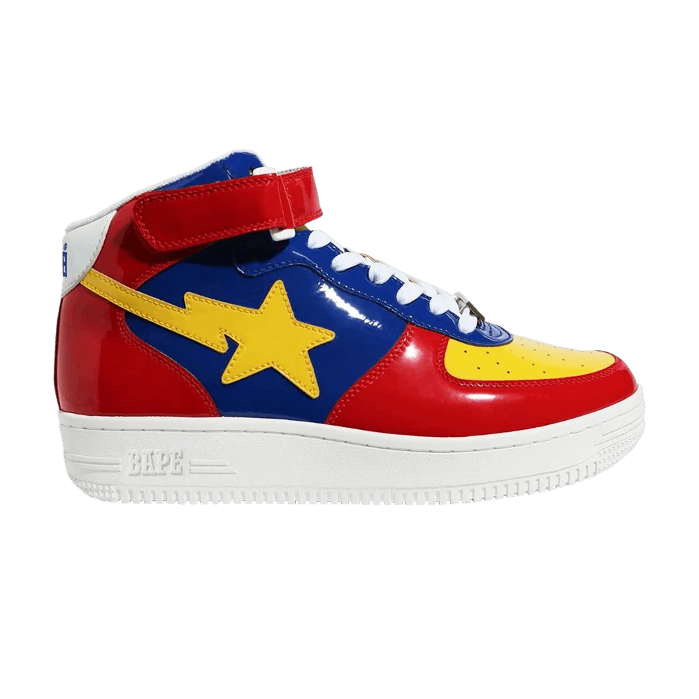 Кроссовки Bapesta Mid 'Red Multi'