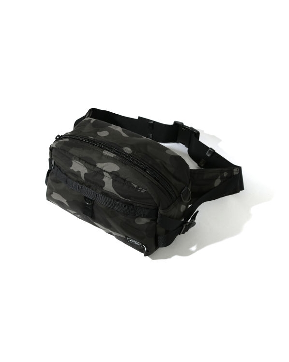 Поясная сумка BAPE x Porter Color Camo Waist Bag Black