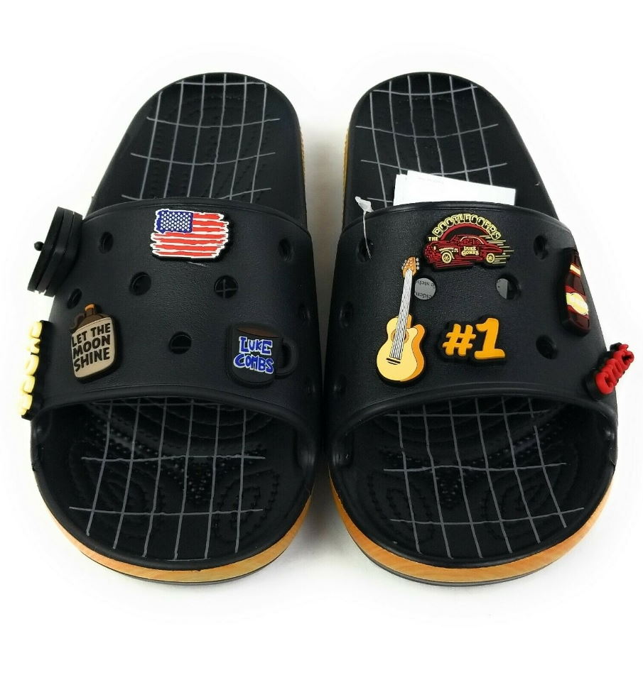 Сланцы Crocs Classic Bootlegger Slide Luke Combs Black
