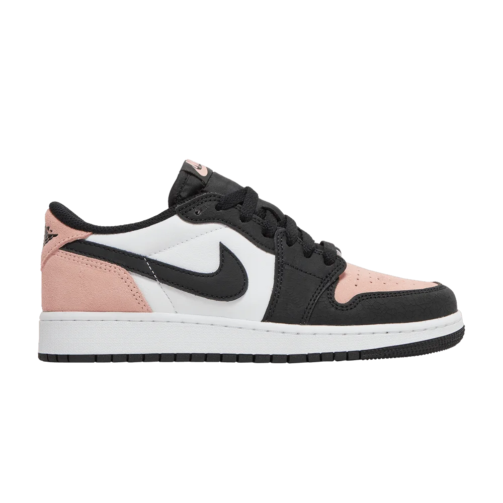 Кроссовки Air Jordan 1 Retro Low OG GS 'Bleached Coral'