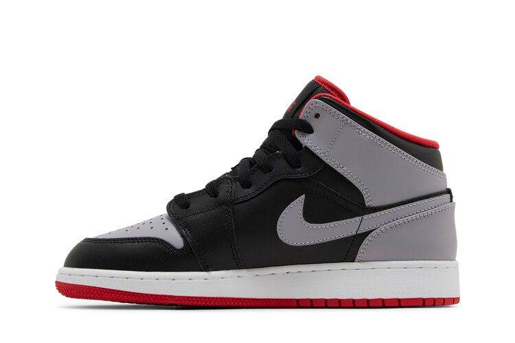 Кроссовки Air Jordan 1 Mid GS 'Bred Shadow'