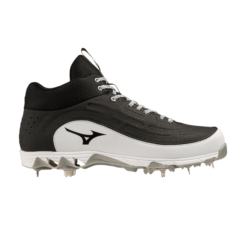 Кроссовки Mizuno 9-Spike Ambition 3 Mid 'Black White'