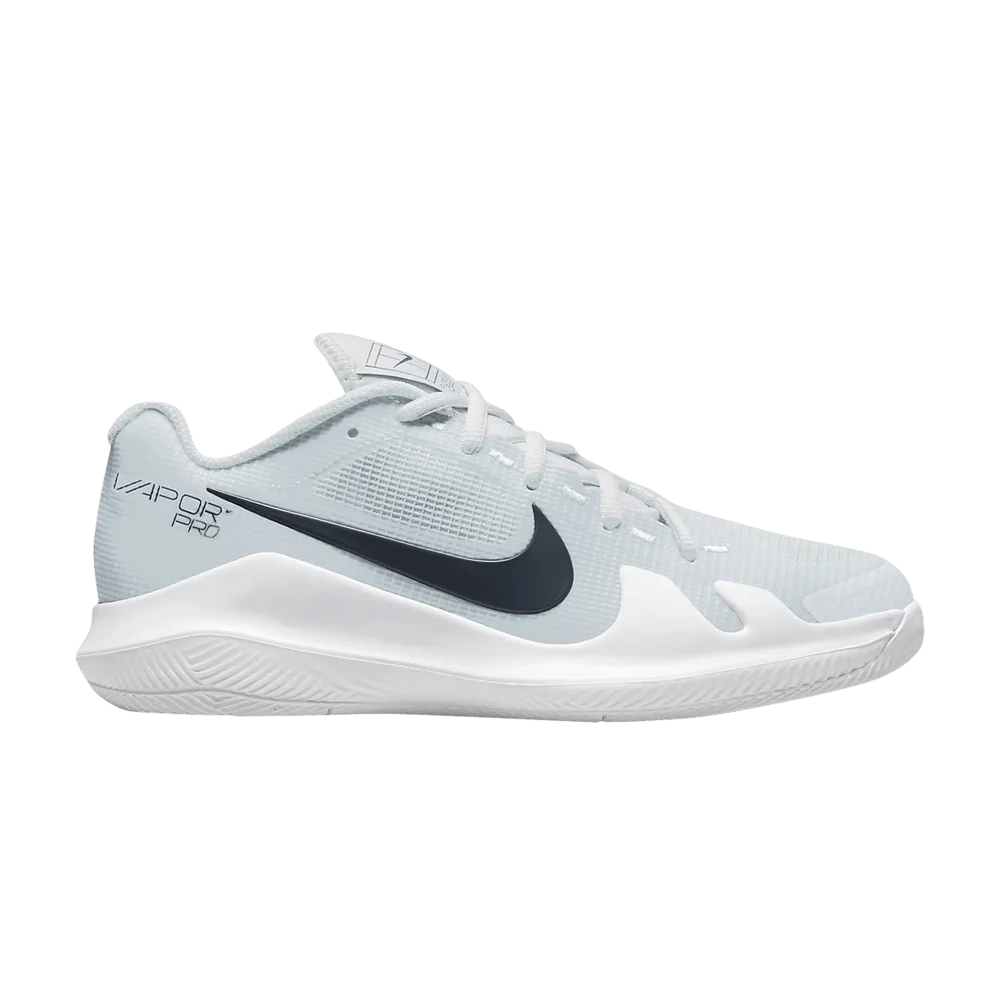 Кроссовки NikeCourt Vapor Pro GS 'Pure Platinum Obsidian'