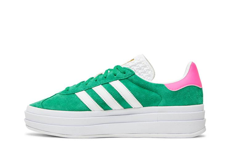 Кроссовки adidas Wmns Gazelle Bold 'Green Lucid Pink'