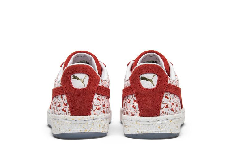 Кроссовки Hello Kitty x Puma Wmns Suede 'Bright Red'