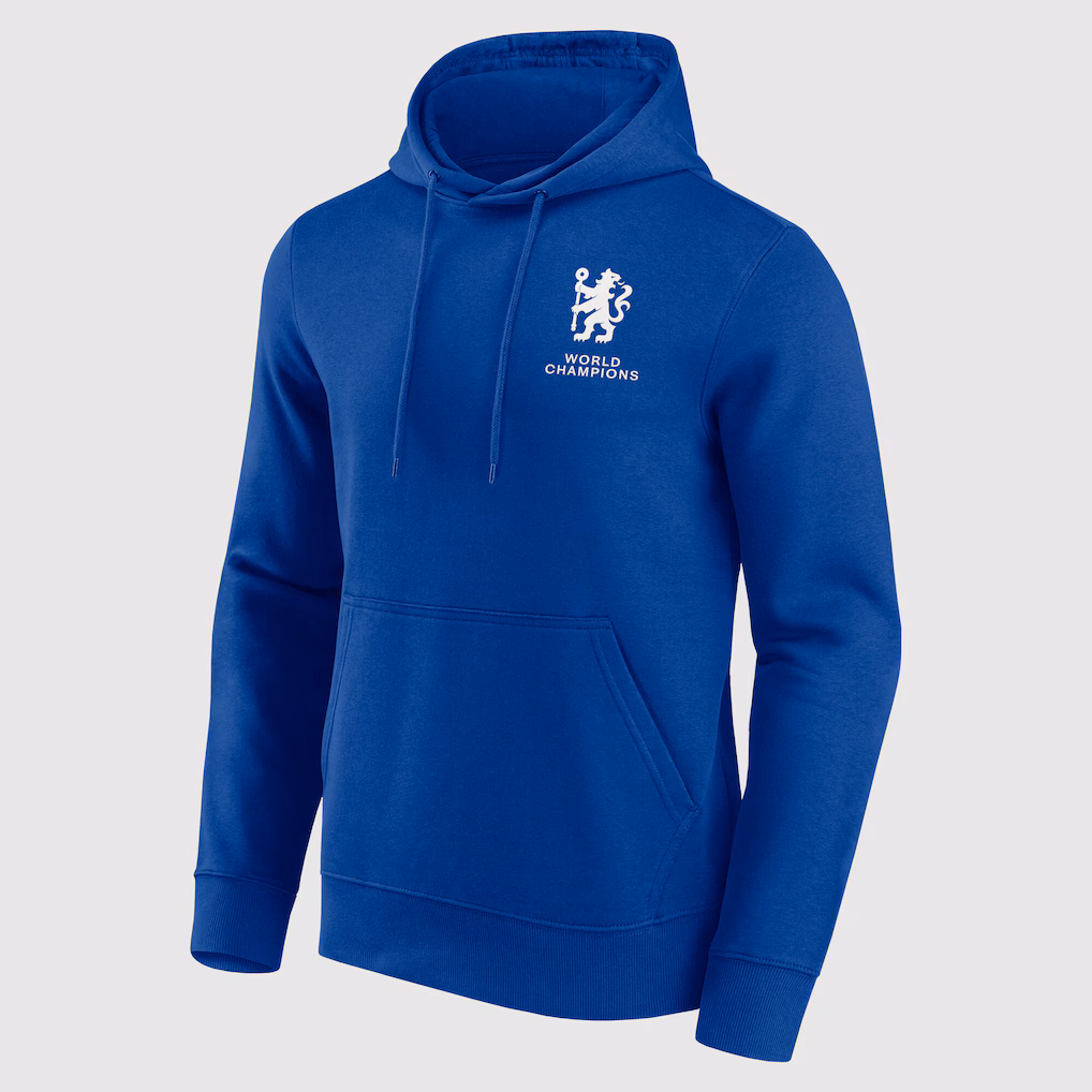 Толстовка Chelsea First Europe, Now the World Graphic Hoodie - Royal - Mens