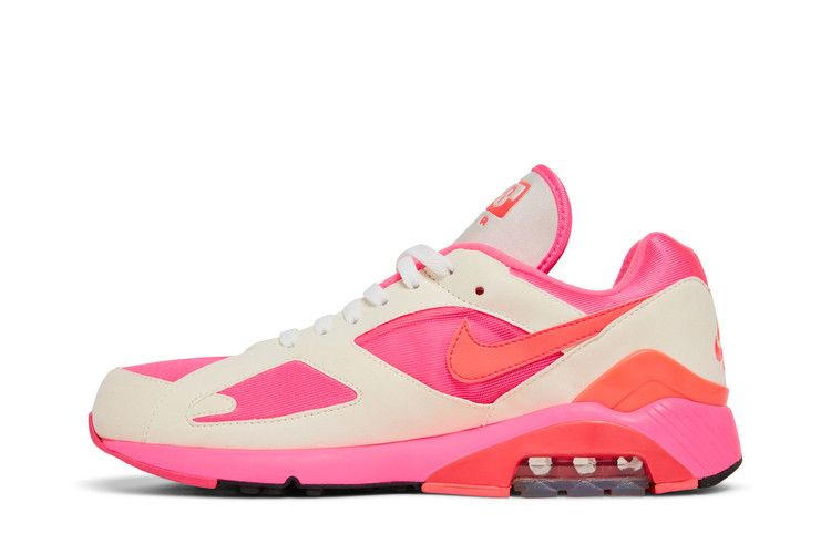 Кроссовки Comme des Garçons x Nike Air Max 180 'White Pink'