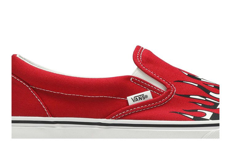 Кроссовки Vans Slip-On 'Checker Flame'