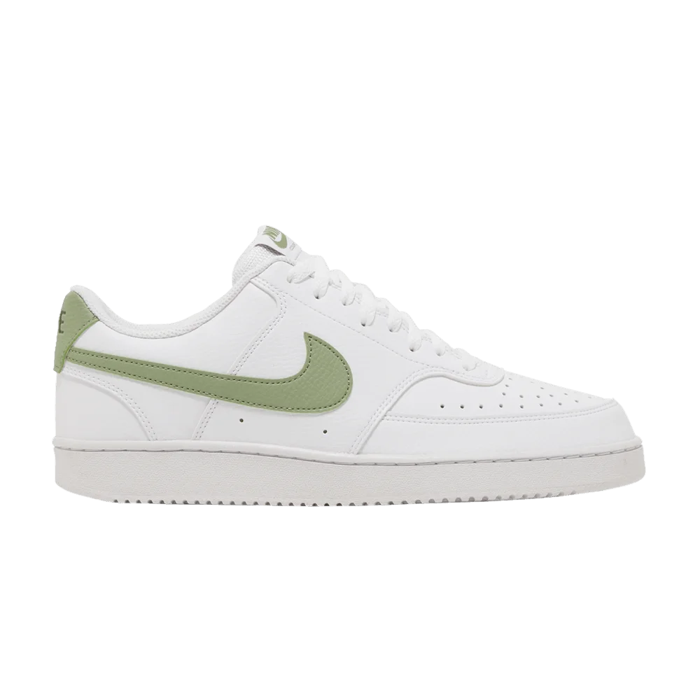 Krossovki-Nike-Court-Vision-Low-Next-Nature-White-Oil-Green