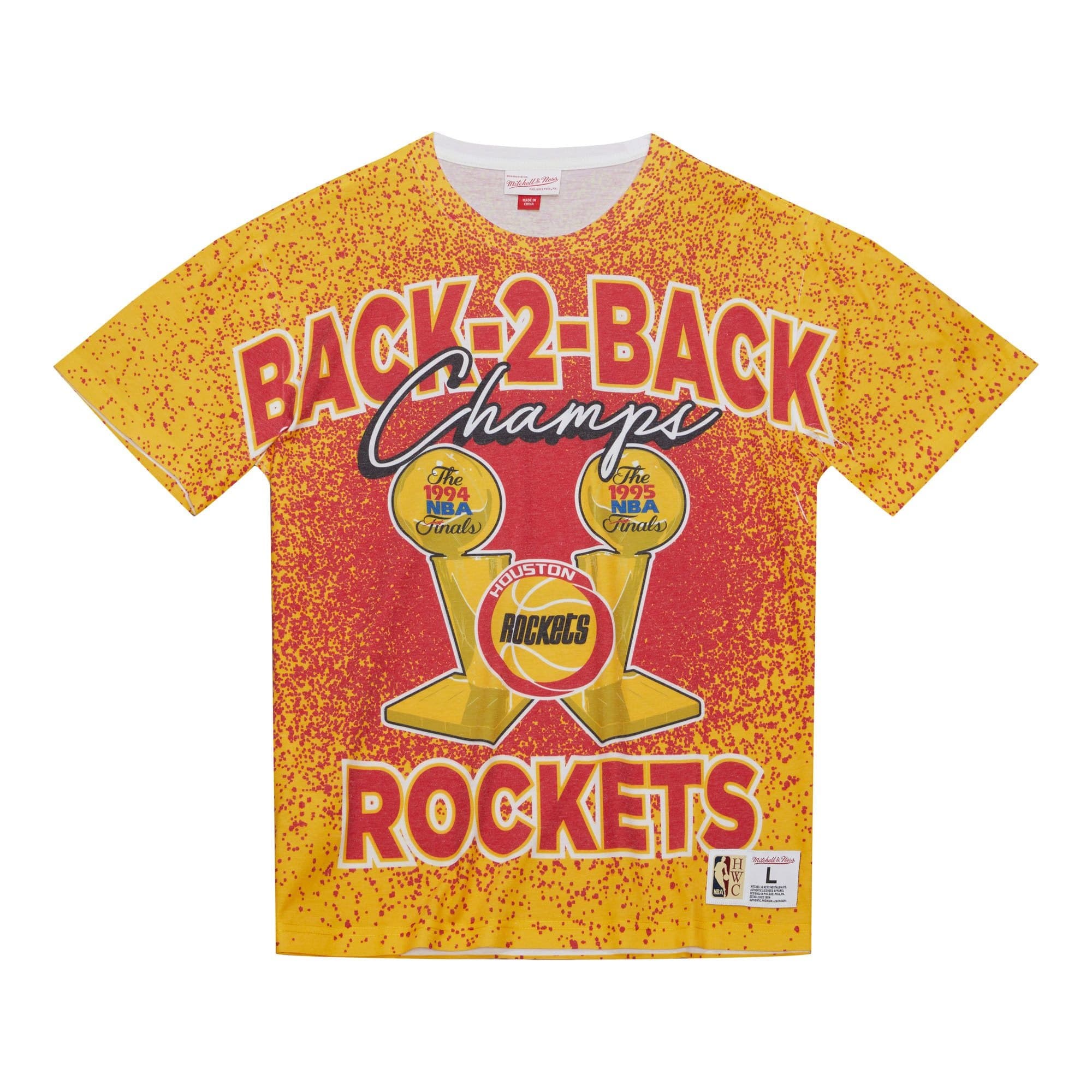 Футболка Mitchell & Ness Champ City Sublimated SS Houston Rockets T-Shirt