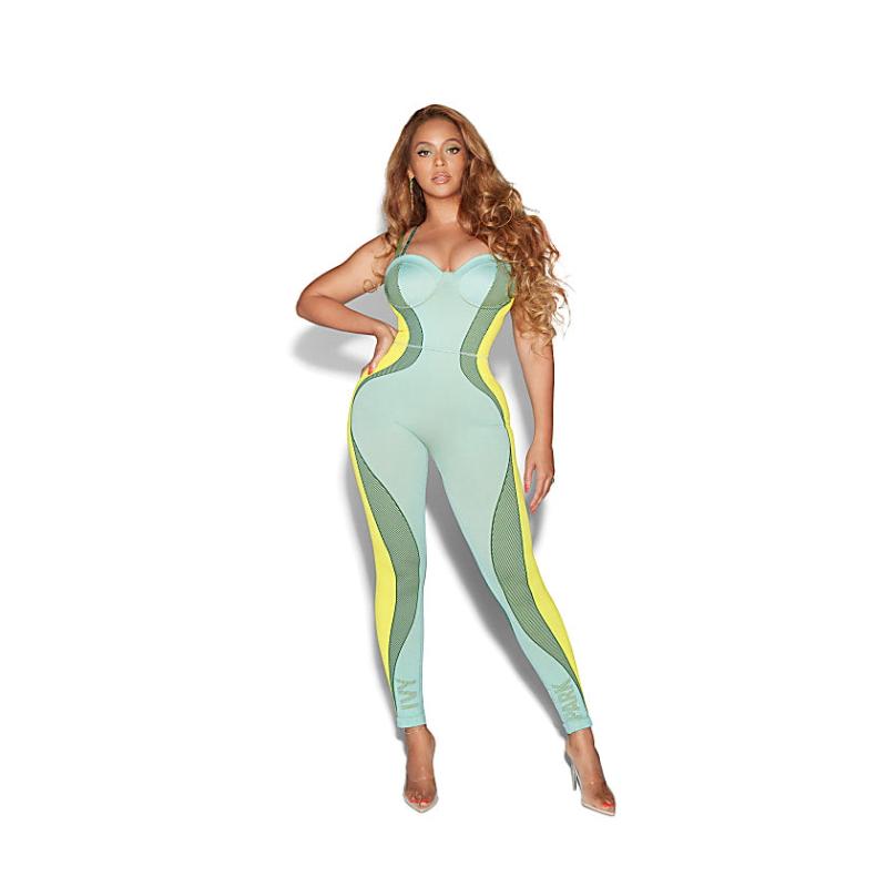 Комбинезон adidas Ivy Park Knit Catsuit Green Tint/Dark Green/Yellow Tint