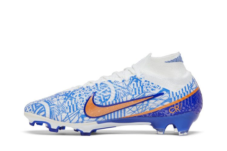 Кроссовки Nike Zoom Mercurial Superfly 9 Elite CR7 FG 'Azulejo'