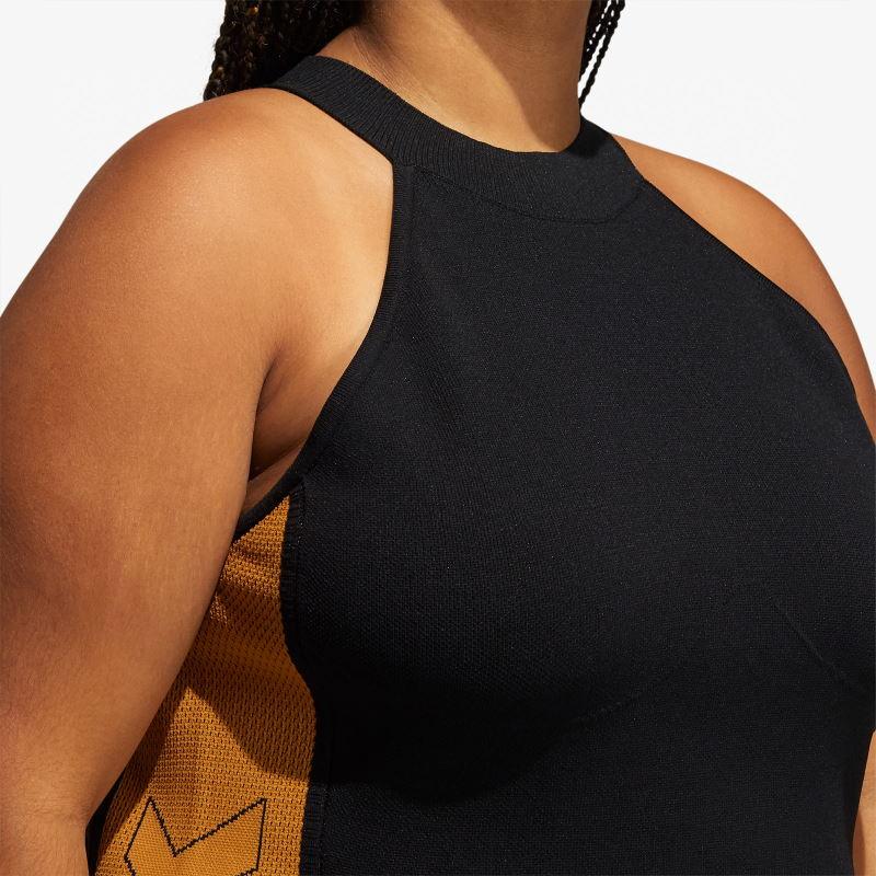 Платье adidas Ivy Park Knit Logo Dress (Plus Size) Black/Mesa