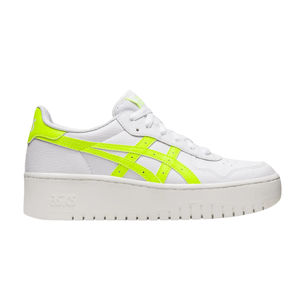 Krossovki-Asics-Wmns-Japan-S-PF-White-Safety-Yellow