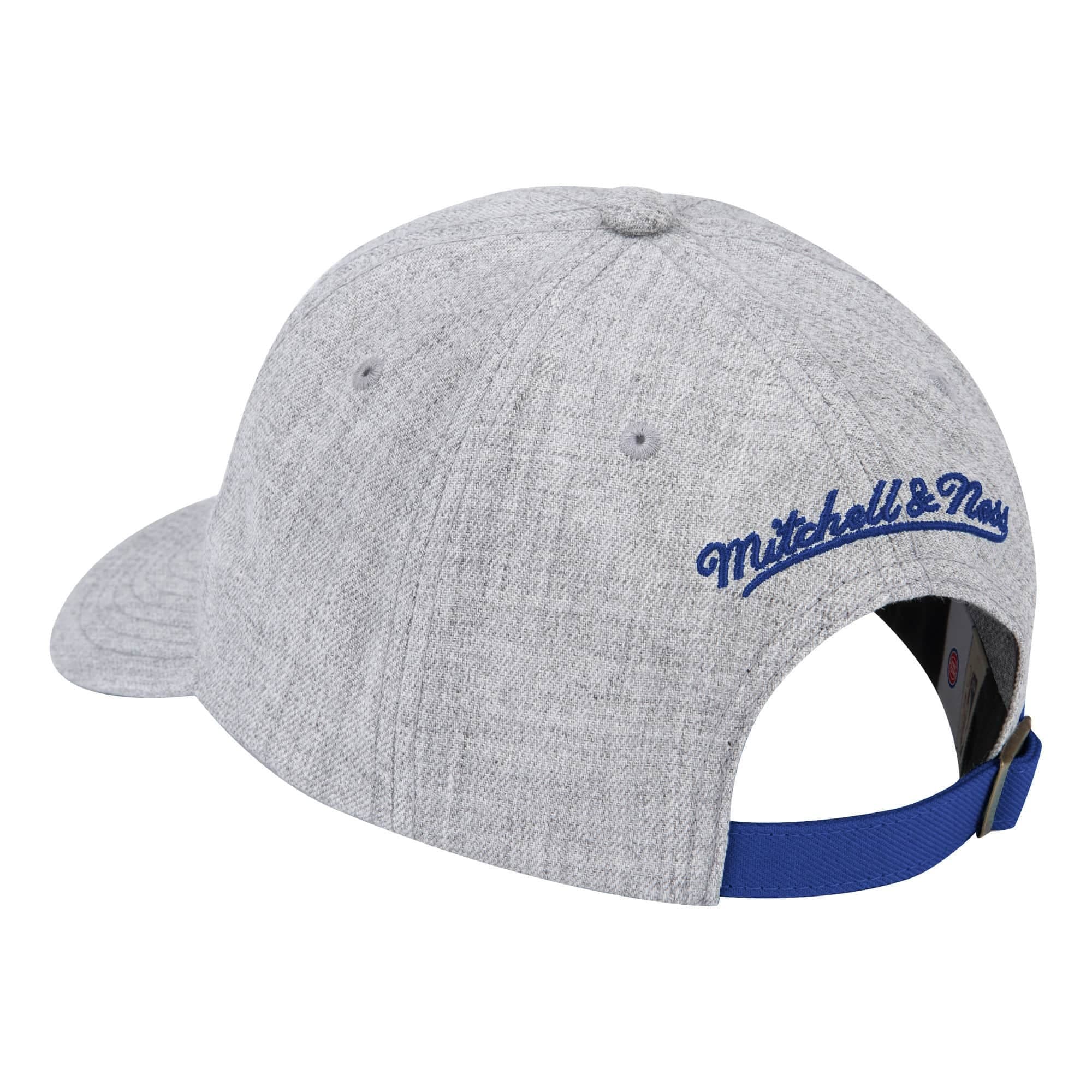 Бейсболка Mitchell & Ness Team Heather Dad Strapback HWC Detroit Pistons Hat