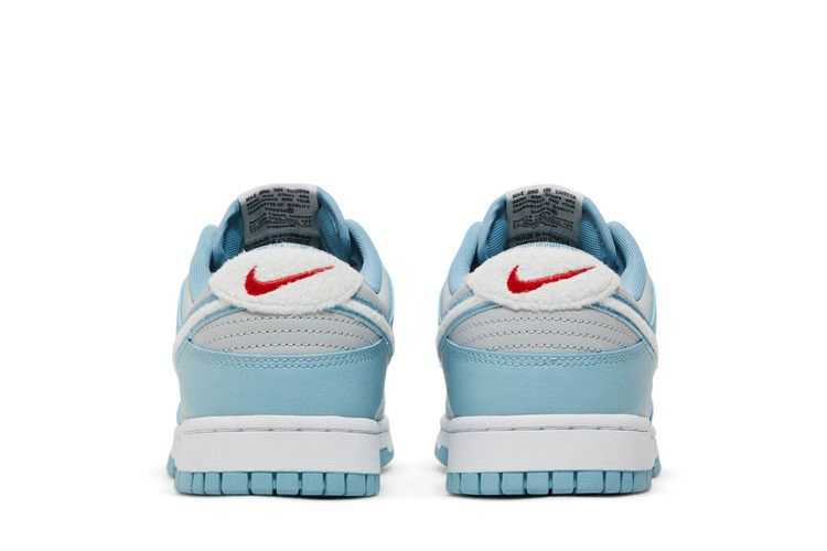Кроссовки Nike Dunk Low 'Fleece Swoosh - Light Blue'
