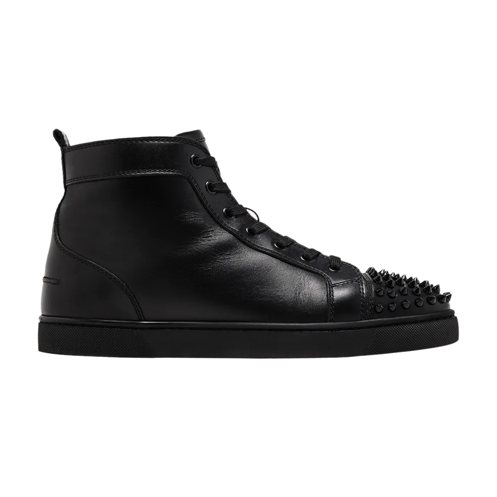 Krossovki-Christian-Louboutin-Louis-Flat-Calf-Spikes-Black