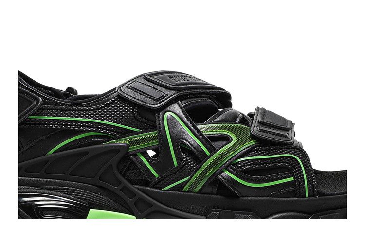 Сандалии Balenciaga Track Sandal 'Black Fluo Green'