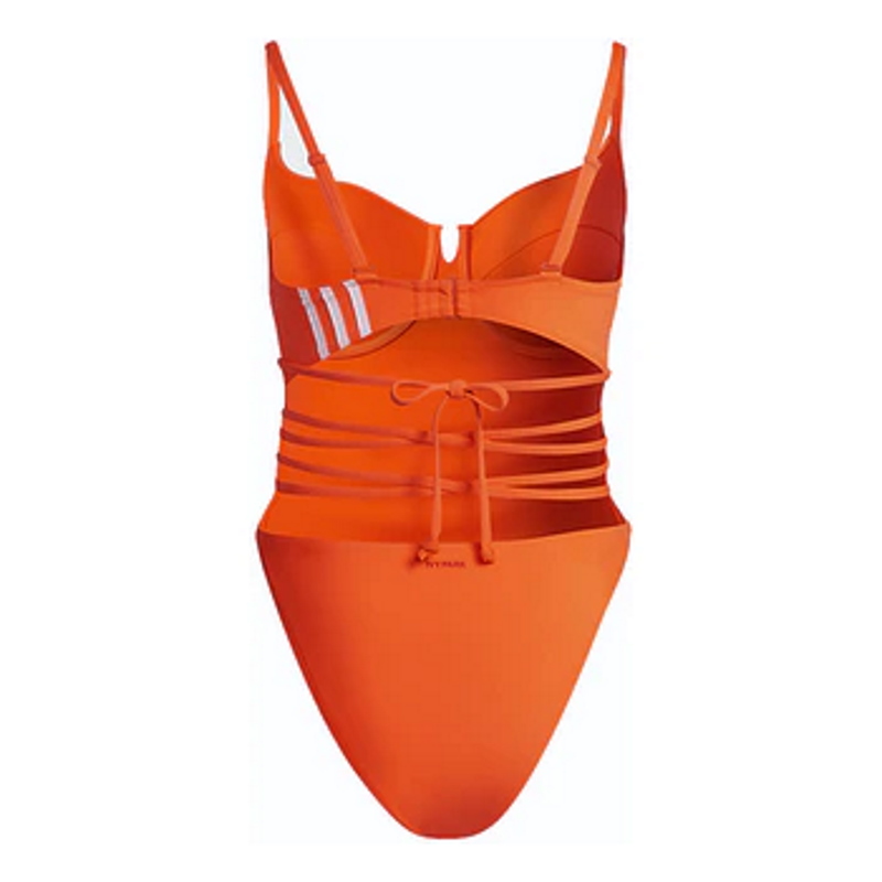 Спортивный купальник adidas Ivy Park Spaghetti Strap One Piece Swimsuit (Plus Size) Solar Orange