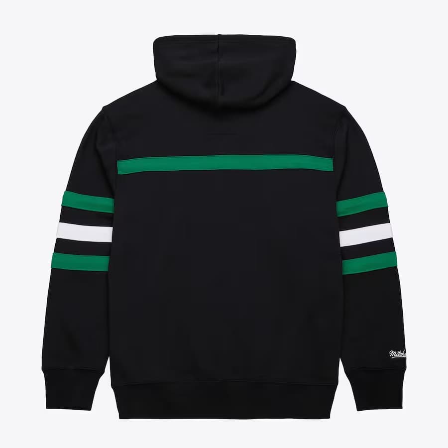 Худи Mitchell & Ness Black Dallas Stars Head Coach Fleece Pullover Hoodie