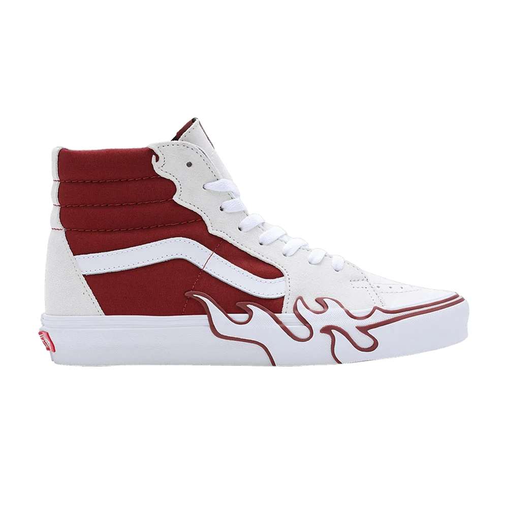 Vans Sk8-Hi 'Flame - White Tawny Port'