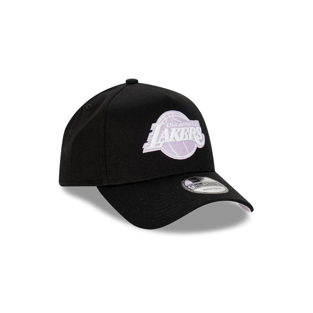 Бейсболка New Era Los Angeles Lakers Lilac 9FORTY A-Frame NBA Snapback Hat