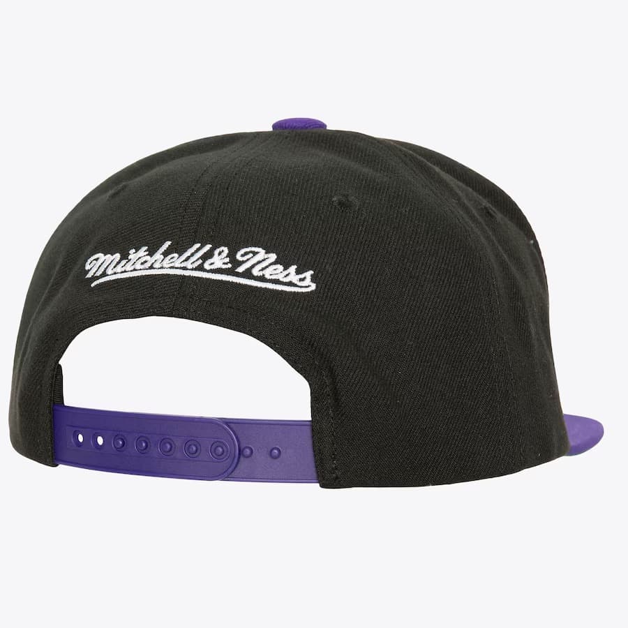 Бейсболка Mitchell & Ness Black Toronto Raptors Hardwood Classics Circle Splash Snapback Hat