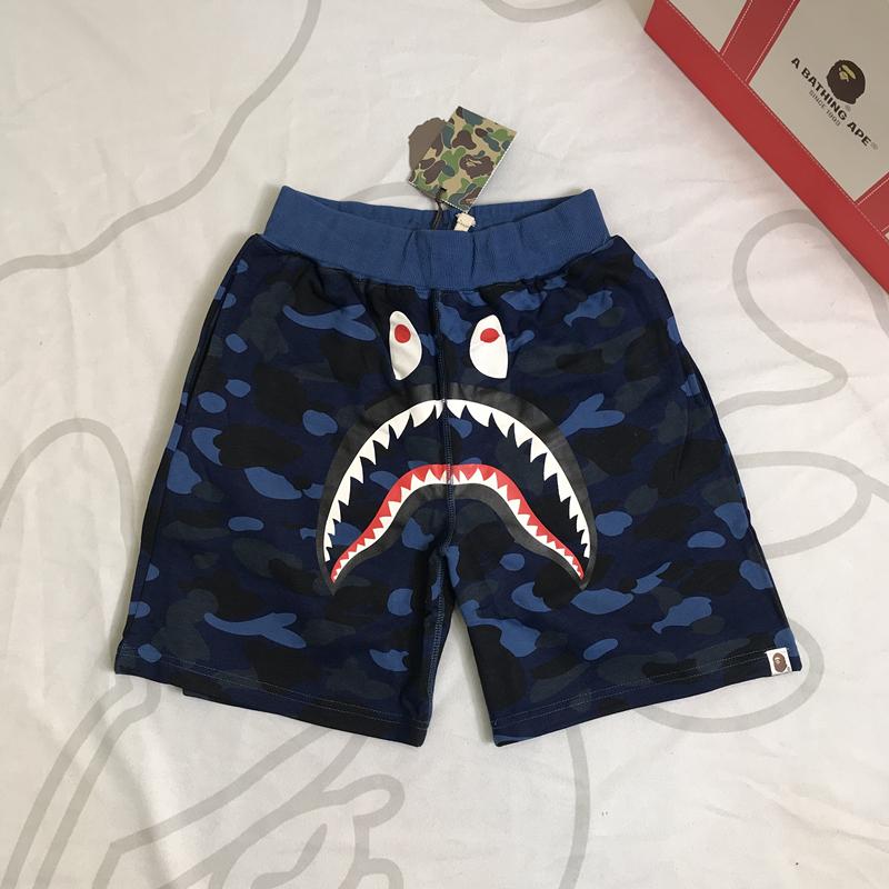 Спортивные шорты BAPE Color Camo Shark Sweat Shorts Navy