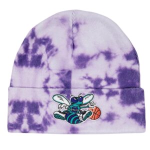 Mitchell-Ness-Tie-Dye-Knit-HWC-Charlotte-Hornets-Beanie-300x300
