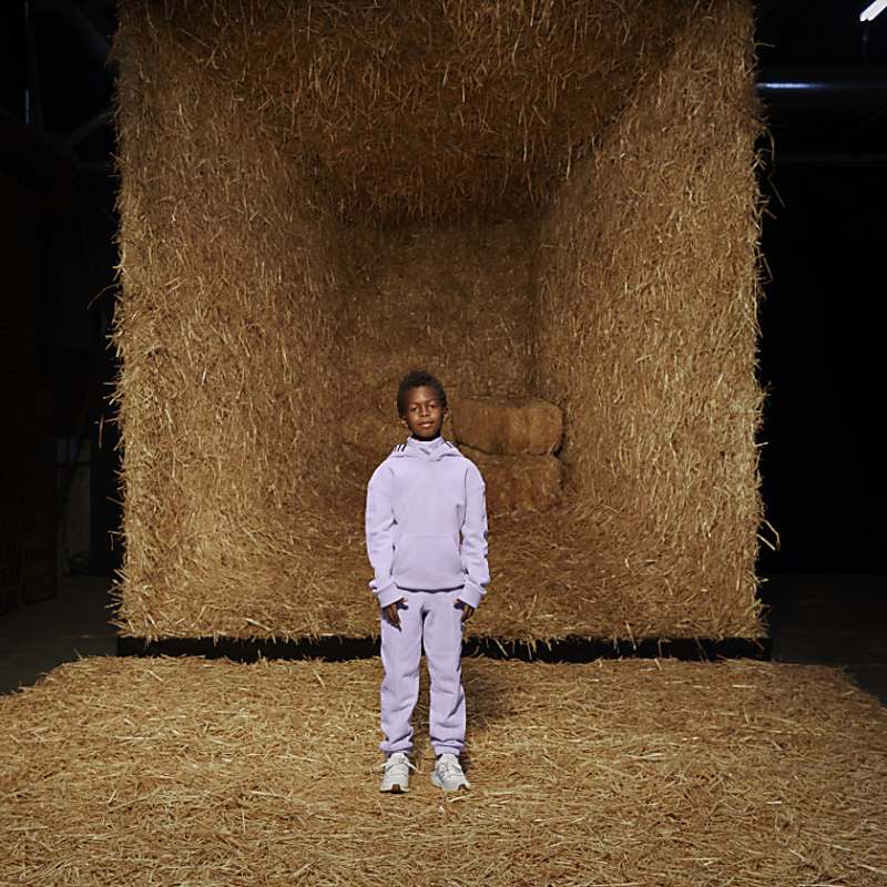 Худи adidas Ivy Park Cargo Hoodie (Kids) Purple Glow