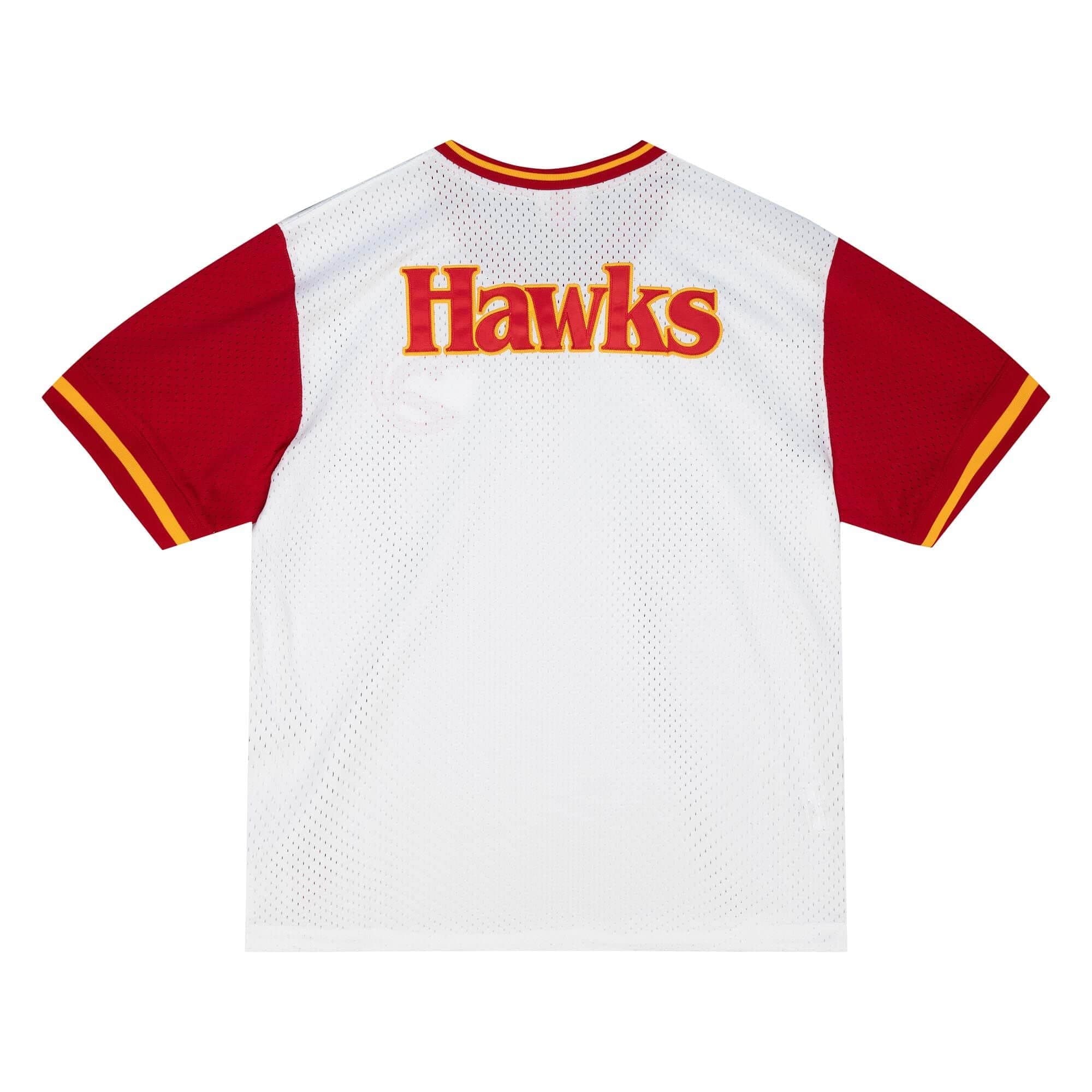 Футболка Mitchell & Ness Fashion Mesh V-Neck Atlanta Hawks T-Shirt