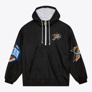 Mitchell-Ness-Black-Philadelphia-76ers-Team-Anorak-Quarter-Zip-Windbreaker-Jacket-300x300