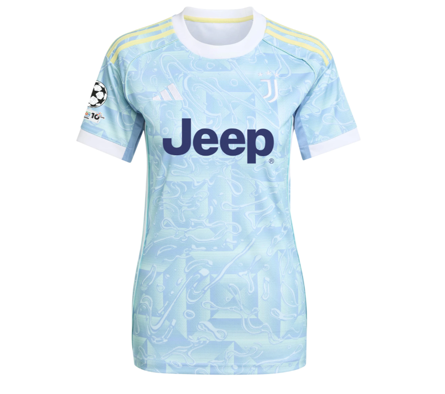 Женское футбольное джерси JUVENTUS away jersey 25/26 CUSTOM