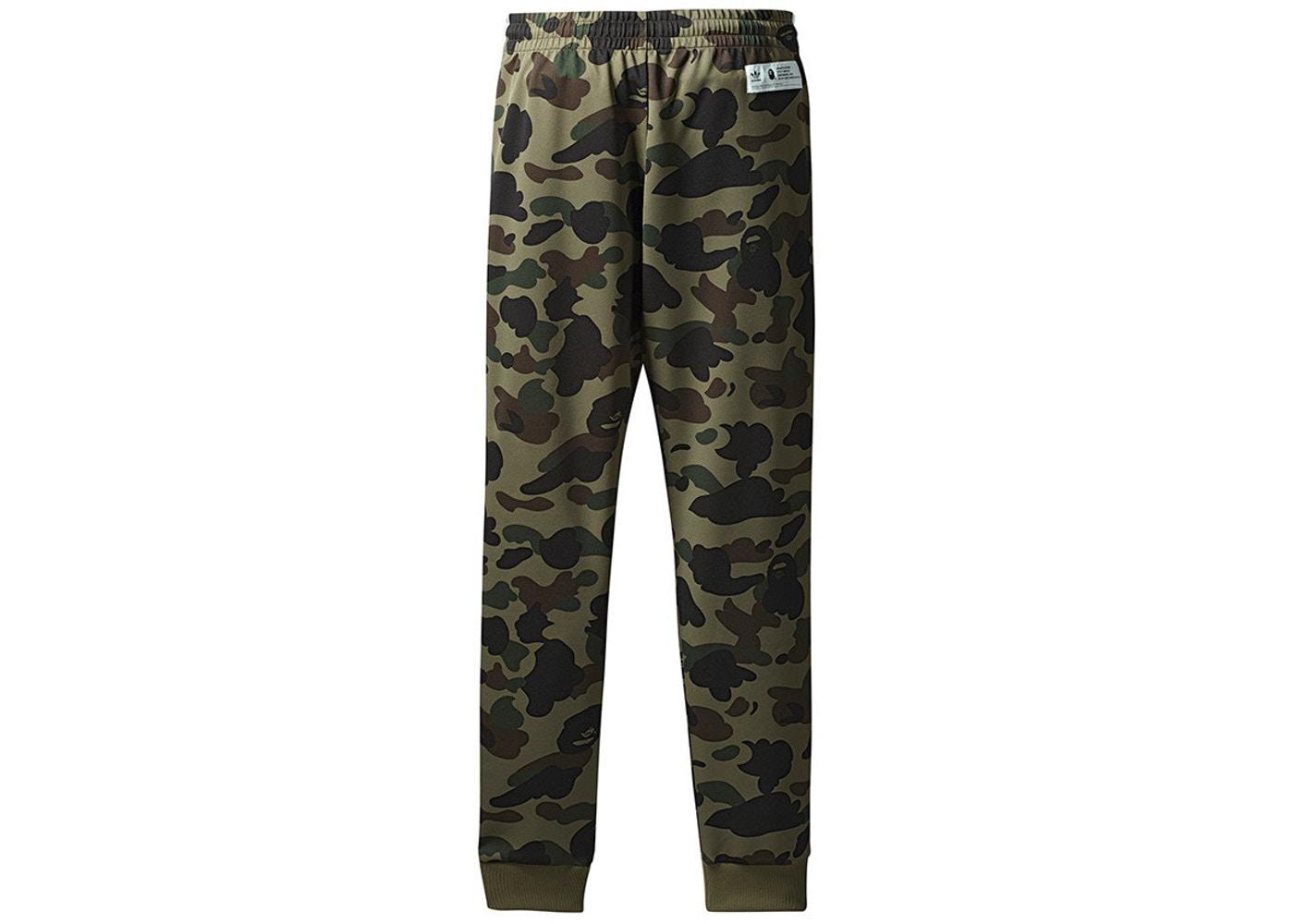 Спортивные штаны Bape x adidas adicolor Track Pants Olive Cargo