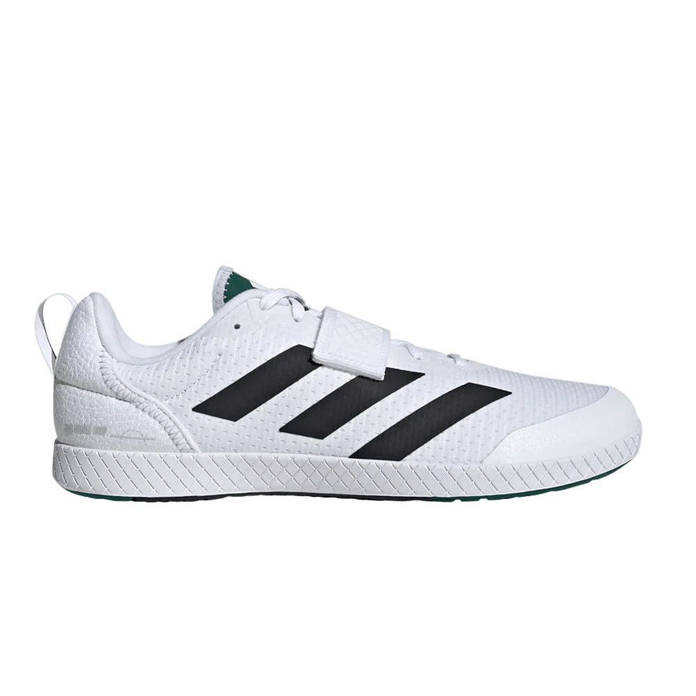 Krossovki-Adidas-Total-Weightlifting-White-Black-Collegiate-Green