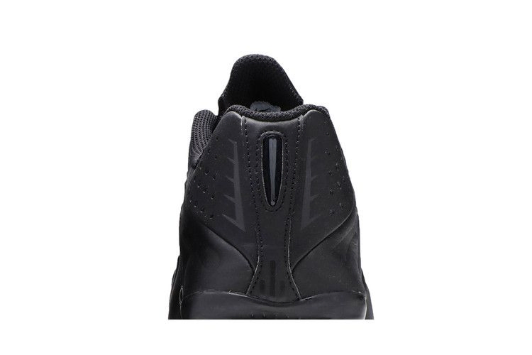 Кроссовки Nike Shox R4 GS 'Triple Black Embroidered Swoosh'