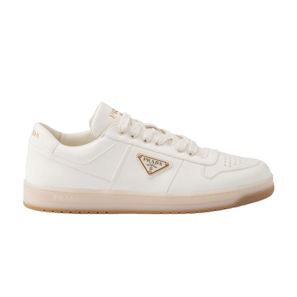 Кроссовки Prada Downtown Leather 'Ivory'