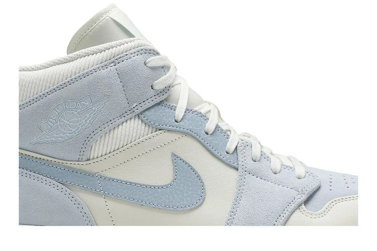 Кроссовки Air Jordan 1 Mid SE 'Sail Light Blue'