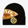 Mitchell-Ness-Black-Boston-Bruins-Cricket-Vintage-Cuffed-Knit-Hat-100x100