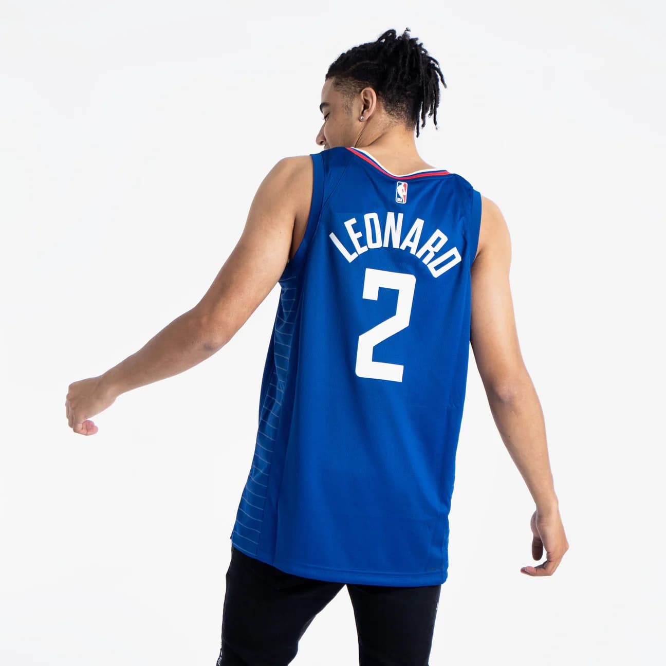 Баскетбольная джерси 2023-24 Los Angeles Clippers Kawhi Leonard #2 Swingman Icon Edition Blue Jersey