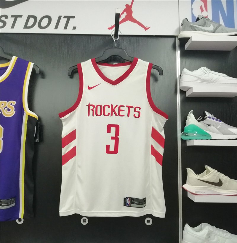 Баскетбольная джерси 2017-18 Chris Paul Houston Rockets #3 Association White