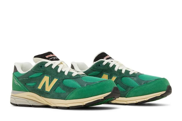 Krossovki-Teddy-Santis-x-New-Balance-990v3-Big-Kid-Green-Gold-7