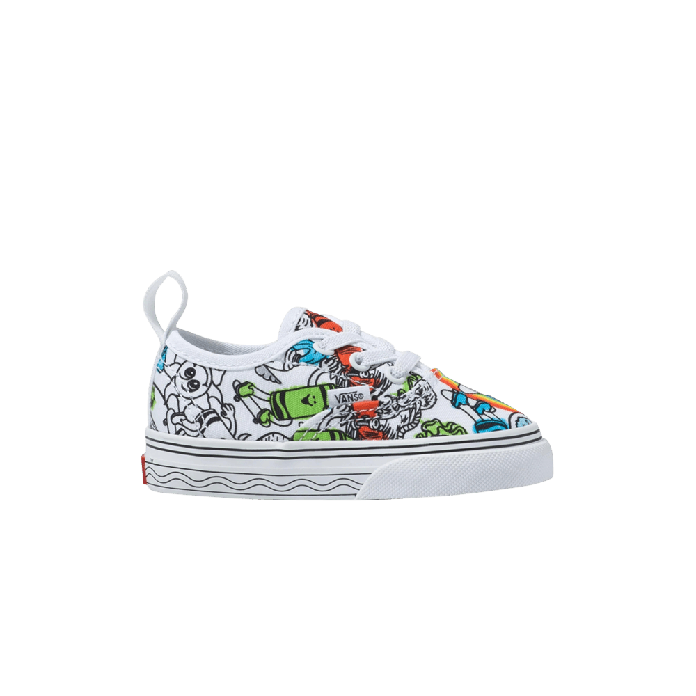 Кроссовки Crayola x Vans Authentic Elastic Lace Toddler 'Sketch Your Way'