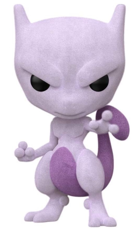 Коллекционная фигурка Funko Pop! Games Pokemon Mewtwo (Flocked) Summer Convention Exclusive Figure #581