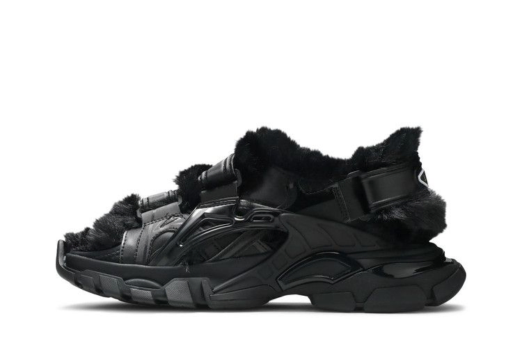 Сандалии Balenciaga Wmns Furry Sandal 'Black'