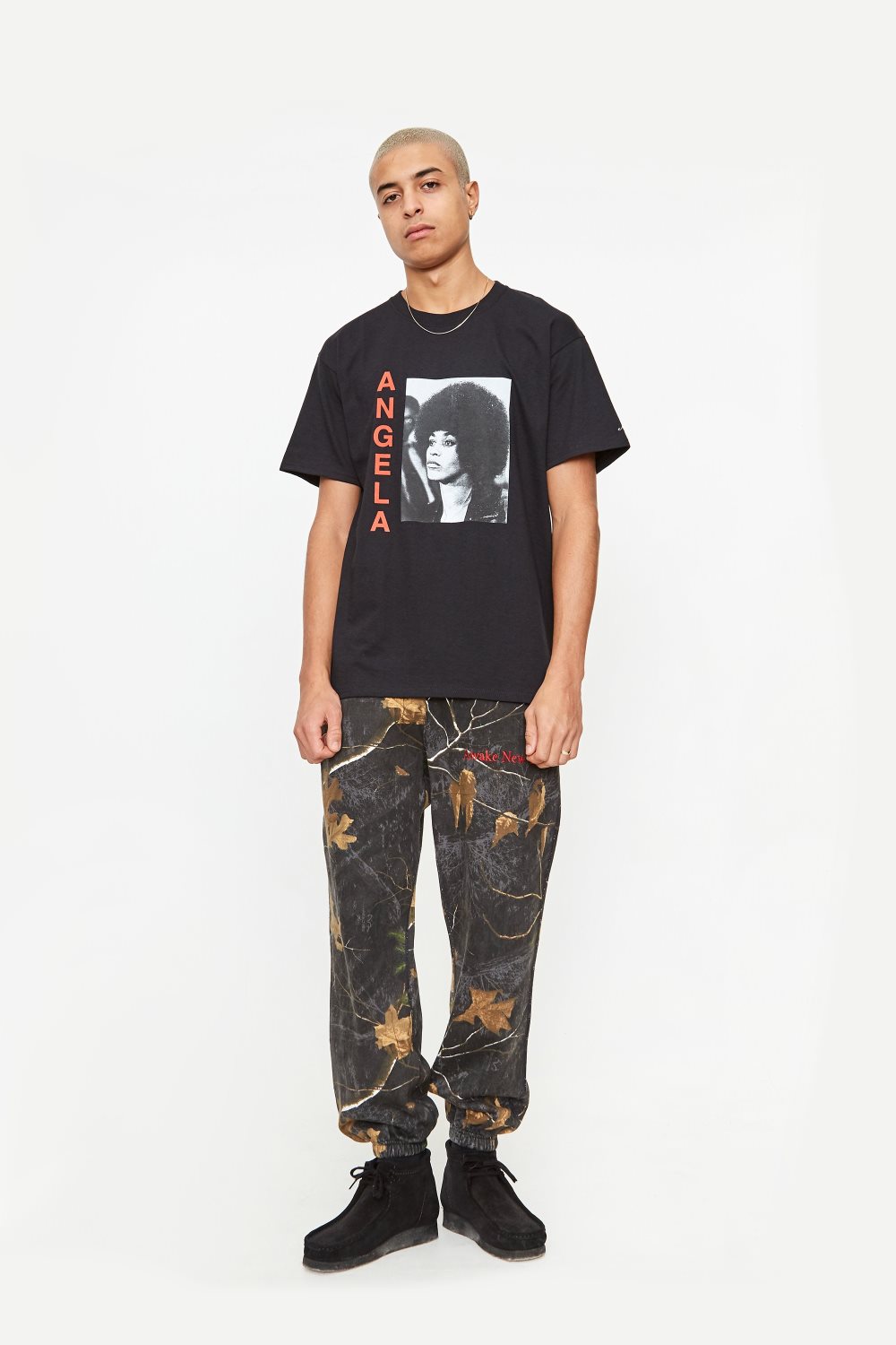 Футболка Awake Angela Davis T-shirt Black