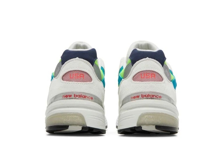 Кроссовки New Balance 992 Made in USA 'White Neon'