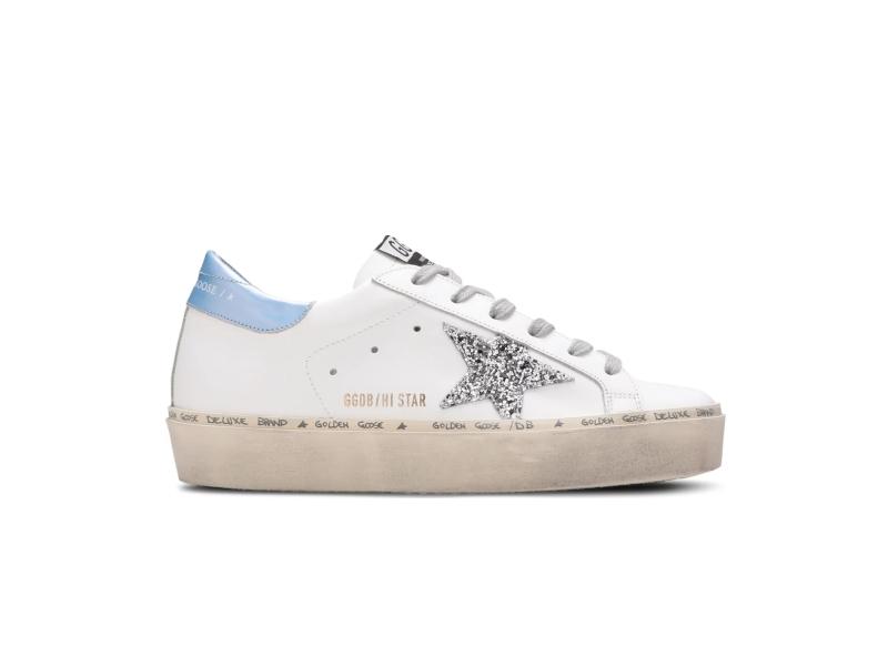 Кроссовки Golden Goose Wmns Hi Star White Sky