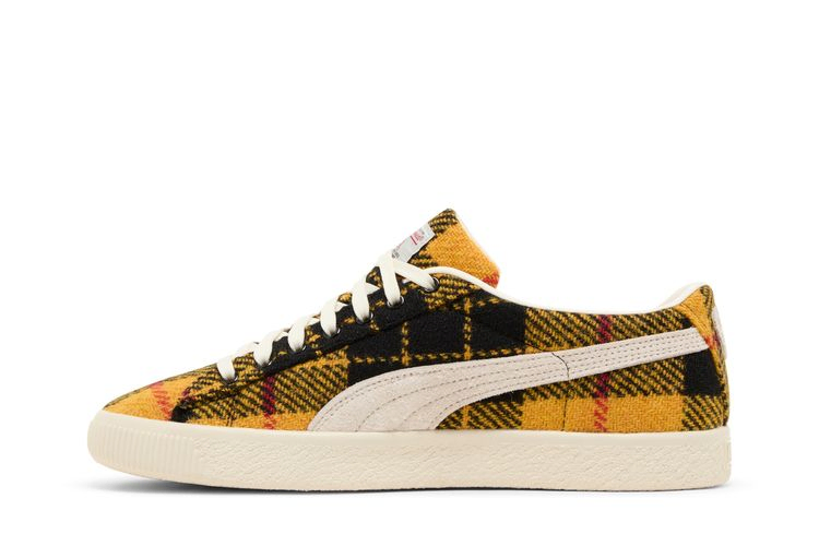 Кроссовки Harris Tweed x Puma Suede Vintage 'Tartan - Yellow'